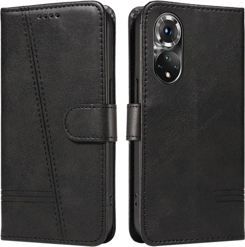 Miniatura 177 de Funda con tapa para Huawei Nova Lite 3, protección de 360 grados, a prueba de golpes, de piel sintética, con función atril y 3 ranuras