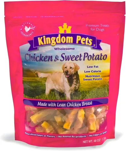 Miniatura 7 de Golosinas de Pollo Deshidratado para Perros con Solo 3 Ingredientes y Sin Rellenos, Bolsa de 3 Libras