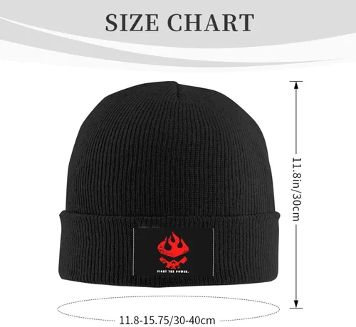 Miniatura 4 de DaigMeng Anime Gurren Lagann - Gorro de punto suave para hombres y mujeres, gorro de invierno cálido