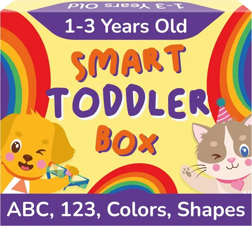 Miniatura 13 de TOYVENTIVE Libros educativos, tarjetas flash y rompecabezas: regalos de cumpleaños para niños de 1, 2, 3 y 4 años, juguetes de aprendizaje
