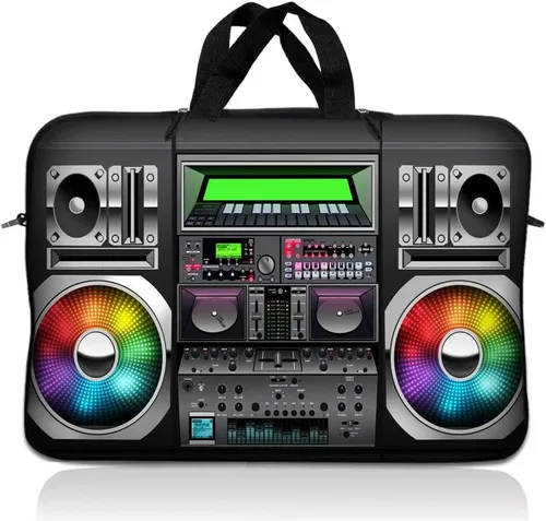 Miniatura 100 de Laptop Skin Shop - Funda de neopreno para portátil de 16 a 17,4 pulgadas, con asa, diseño artístico