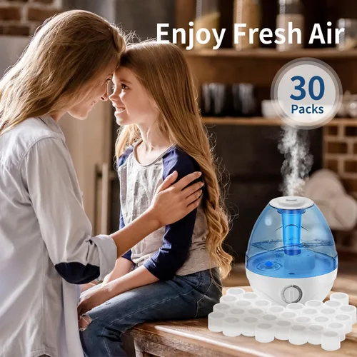 Miniatura 8 de Paquete de 30 filtros de repuesto para humidificador de llenado superior compatible con humidificadores LEVOIT modelo Classic160, Dual150, Dual200S