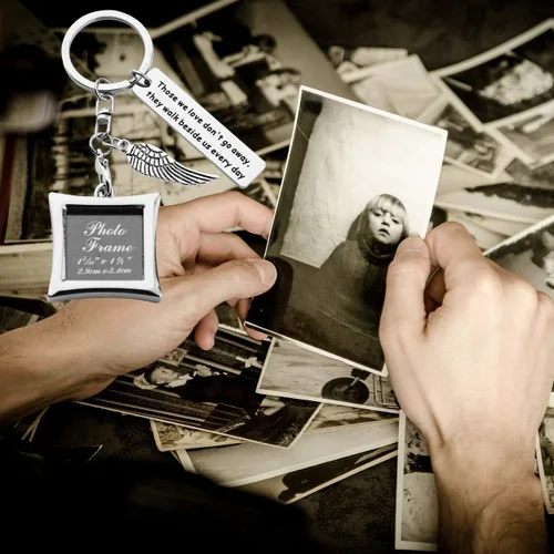Miniatura 6 de Llavero con marco de fotos, regalos conmemorativos de Loved One Those We Love Don't Go Away