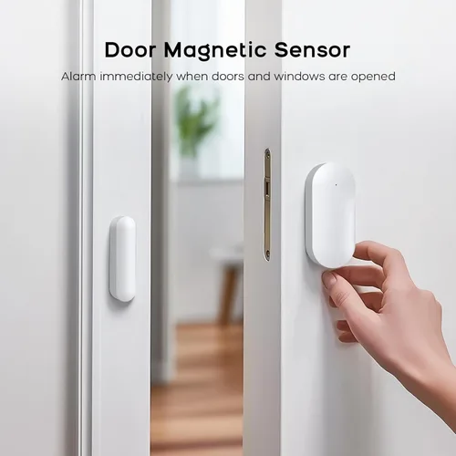 Miniatura 4 de Sistema de alarma de seguridad WiFi para el hogar PGST, kit de alarma de seguridad antirrobo inteligente inalámbrica para el hogar DIY de 24 piezas