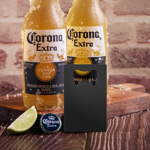 Miniatura 6 de 20 abrebotellas de cerveza de acero inoxidable para tarjetas de cerveza, recuerdo de fiesta, boda, padrinos de boda, regalo de dama de honor