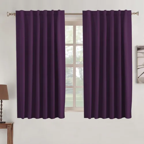 Miniatura 34 de Turquoize Cortinas Opacas para Tratamiento de Ventana con Trabillas Traseras para Sala de Estar/Dormitorio, Tratamientos de Ventana con Aislamiento