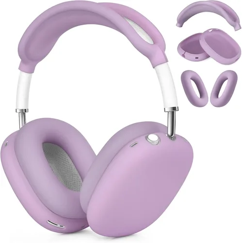 Filoto Funda para Auriculares Airpods Max, Funda de Almohadillas para los Oídos/Funda para Auriculares/Funda para Diadema para AirPods Max lavanda
