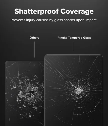 Miniatura 8 de Ringke Protector de pantalla de vidrio templado compatible con iPad Mini 6 (6ª generación) y protector de pantalla para iPad Mini A17 Pro, vidrio