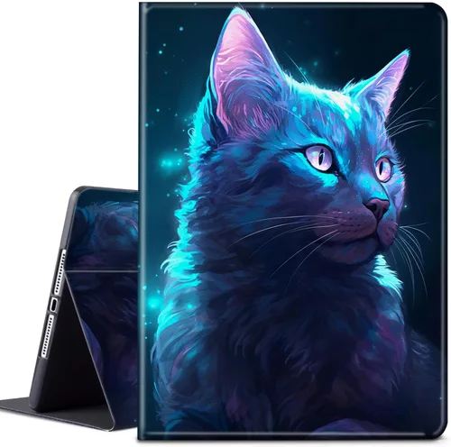 Miniatura 33 de Funda para tablet Kindle Fire 7 2019/2017 lanzamiento 9ª/7ª generación 7 pulgadas, ligera, protectora de piel sintética, cubierta inteligente