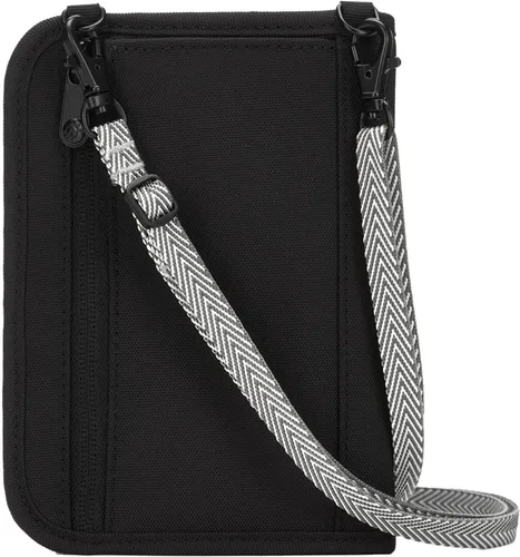 Miniatura 3 de Pacsafe Bloqueo RFID antirrobo RFID V150, Negro -, Rfidsafe V150 Cartera compacta antirrobo para pasaporte con bloqueo RFID