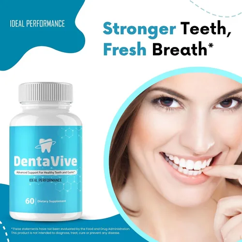 Miniatura 4 de Dentavive Capsules, píldoras oficiales de suplemento de salud oral Denta Vive - Máxima fuerza, todo natural para la salud de las encías, dientes