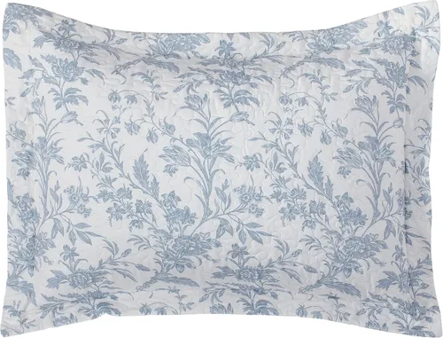 Miniatura 8 de Laura Ashley - Juego de edredón individual, juego de ropa de cama reversible de algodón con funda de almohada adicional, decoración del hogar