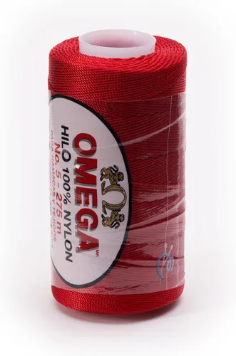 Miniatura 11 de Nylon NO.5 by Omega - Cuerda fuerte 100% nailon para ganchillo fino y manualidades - Color: 04 amarillo claro