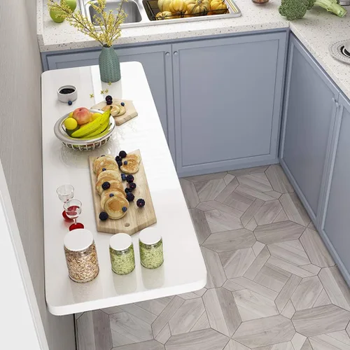 escritorio de ordenador portátil montado en la pared, mesa de cocina plegable multifunción para colgar, mesa de comedor de apartamento pequeño, 15.7