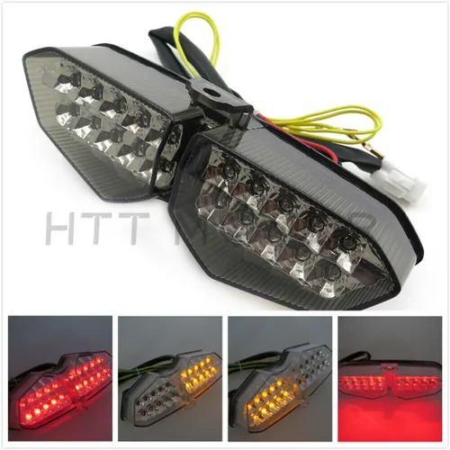 Miniatura 2 de MT177 - Nuevo Faro Trasero Led Ahumado Compatible con Yzf R6 Yzfr6 01 02 2001-2002