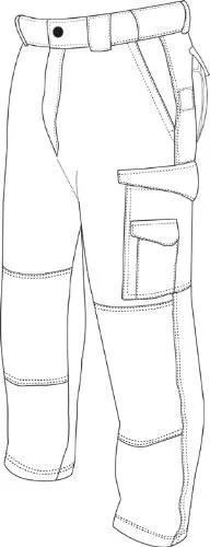 Miniatura 2 de Tru-Spec Pantalones tácticos originales de la serie 24-7 1469 para hombre, LAPD azul