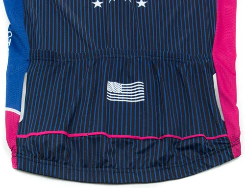 Miniatura 6 de Lo.gas Camiseta de ciclismo de Estados Unidos para hombre, manga corta, camisetas de ciclismo con bandera americana, ropa de bicicleta de carretera