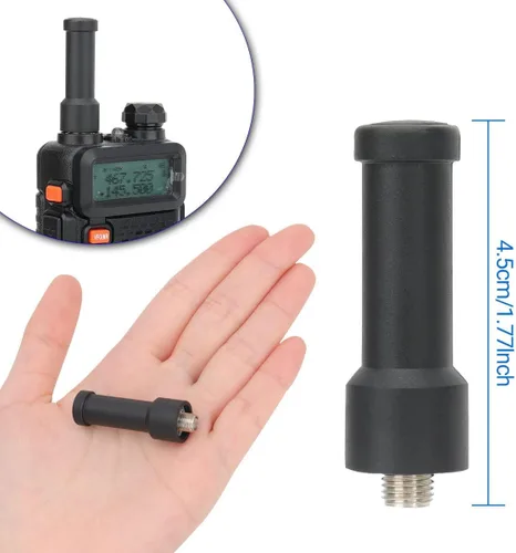 Miniatura 4 de BaoFeng Stubby Antena UHF 400-470MHz Antena de radio jamón de repuesto Walkie Talkie SMA hembra compatible con BaoFeng BF-F8HP BF-888S UV-5R AR-5RM