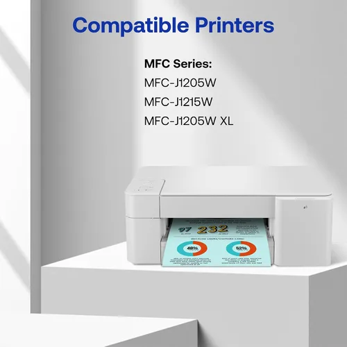 Miniatura 3 de LC404 LC404XL - Cartuchos de tinta de repuesto compatibles con Brother LC 404 LC-404 para impresora MFC-J1205W MFC-J1215W
