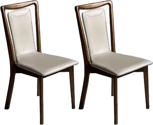 Miniatura 11 de Sillas de comedor tapizadas de madera maciza, sillas de comedor con marco de madera de fresno, silla de sala de estar para comedor, estudio, sala