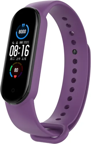 Miniatura 17 de hengkang Compatible con Amazfit Band 5/Xiaomi Mi Band 6/Mi Band 5, correas de repuesto ajustables de silicona deportiva para Amazfit Band 5, Mi Band