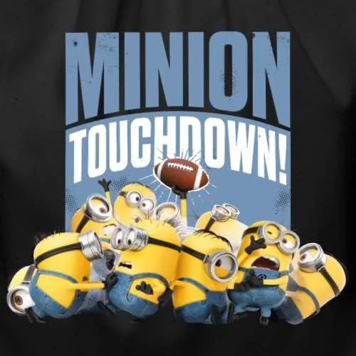 Miniatura 2 de Spreadshirt Minions Merch - Bolsa de algodón con cordón de algodón con licencia oficial Negro talla única