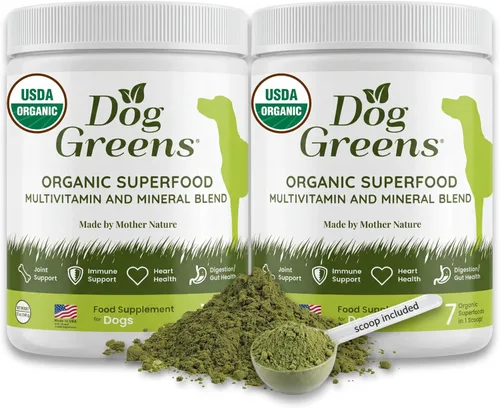 Miniatura 8 de Suplemento orgánico a base de plantas para la piel, el abrigo, la salud digestiva e inmunológica en perros (12 onzas); natural, holístico y aprobado