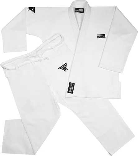 Miniatura 3 de FISTRAGE Jiu Jitsu Gi Patch BJJ - Traje brasileño para hombres y mujeres, uniforme MMA con cinturón