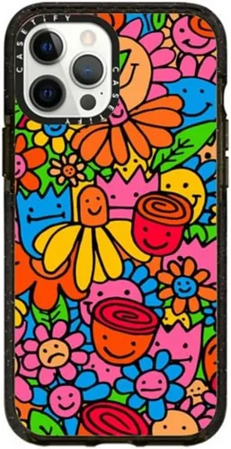 Miniatura 68 de Funda CASETiFY Impact para iPhone 12 Pro Max - Blanco Nubes - Negro Claro Nubes Blancas