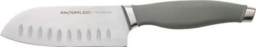Miniatura 4 de Rachael Ray Juego de cuchillos japoneses de acero inoxidable con fundas, cuchillo de chef de 8 pulgadas, cuchillo Santoku de 5 pulgadas y cuchillo