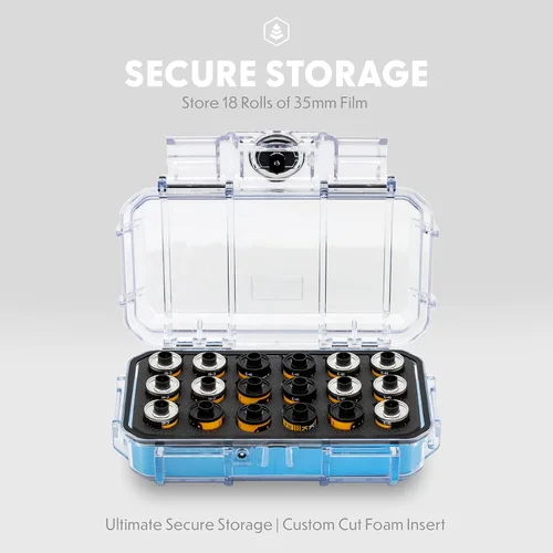 Miniatura 3 de Evergreen Estuche de almacenamiento de película de 1.378 in Capacidad para 18 rollos Conserva y protege tu película Impermeable, a prueba