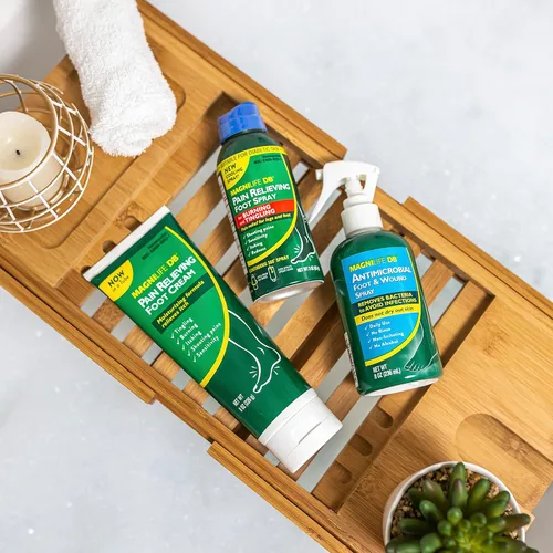 Miniatura 5 de Crema para pies MagniLife DB, alivio calmante para sensaciones de ardor, hormigueo, tirones y punzadas en los pies - Calma la piel seca, agrietada