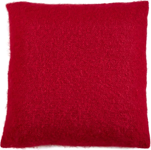 Miniatura 6 de SARO LIFESTYLE Angora Collection - Almohada de plumón de mohair sintético, 22 pulgadas, color gris