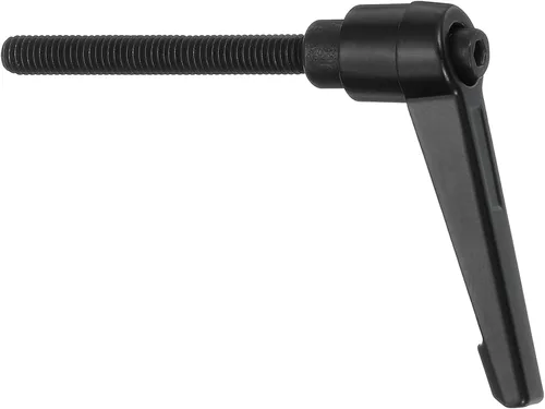 Miniatura 34 de uxcell Perillas ajustables M5 x 0.472 in, mango de rosca macho, botón de trinquete de liberación rápida, perno giratorio para maquinaria de torno
