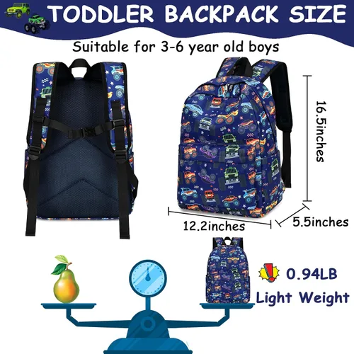Miniatura 118 de CAMTOP - Conjunto de mochila y lonchera con estampados divertidos para niños de preescolar y primaria), Y0058-2