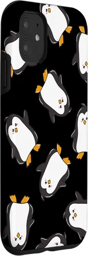 Miniatura 3 de Carcasa para iPhone 11, diseño de pingüinos