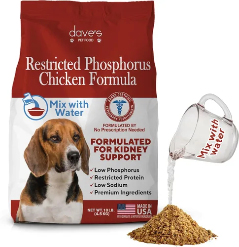 Miniatura 10 de Dave's Pet Food Kidney Care - Alimento para perros (fórmula de pollo desmenuzable), sin receta, bajo en fósforo, bajo en proteínas, soporte renal