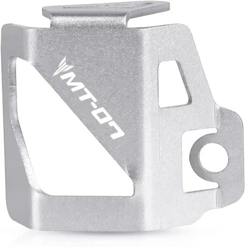 Miniatura 15 de Tapa de rosca para motocicleta, protector de depósito de líquido de freno trasero para Yamaha MT-07 MT-09 MT 07 09 (color : MT07 negro, tamaño: 1)