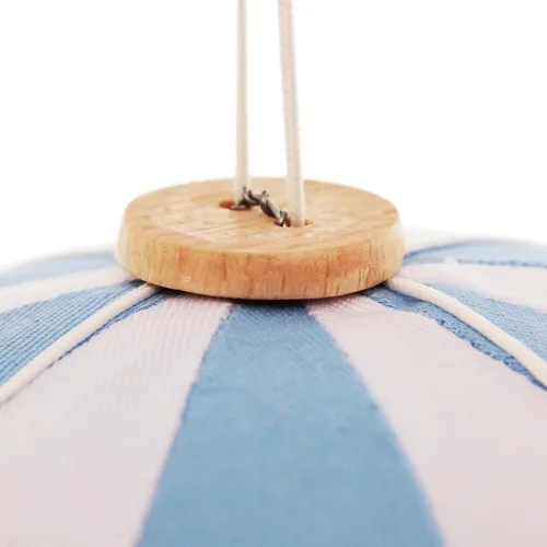 Miniatura 6 de Globo de aire caliente azul bebé colgante de tela para niños, cuarto de bebé, decoración de habitación de niños, regalo de baby shower, grande, 12