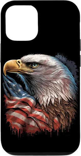 Miniatura 25 de Funda patriótica para iPhone 11 Pro Max con ojos de águila calva americana