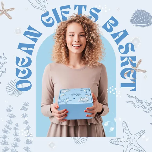 Miniatura 2 de Regalos para mujeres, 8 piezas de regalos de feliz cumpleaños del océano para mujeres, ideas de Navidad, cestas de regalo inspiradoras para que te