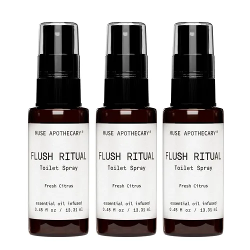 Miniatura 56 de Muse Apothecary Flush Ritual - Aerosol para inodoro aromático y refrescante, usar antes de ir, 2 onzas, infundido con aceites esenciales naturales