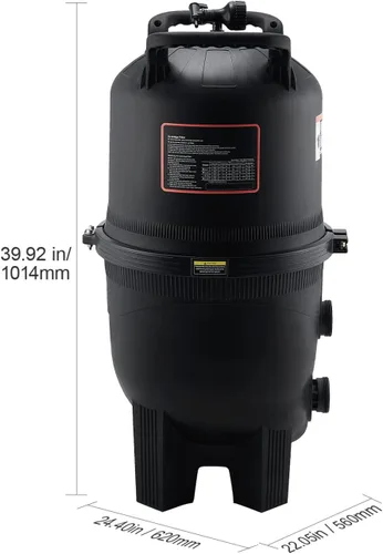 Miniatura 8 de Happybuy Cartucho filtro de piscina, área de 325 pies cuadrados, sistema de filtración enterrado/sobre el suelo, a prueba de fugas, para jacuzzis