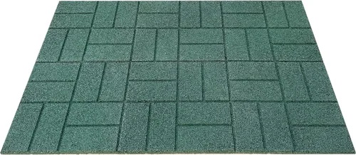 Miniatura 6 de RevTime 6 pavimentadoras de goma de jardín de doble cara de 16 x 16 pulgadas para adoquines de patio, escalón y camino, azulejos de goma