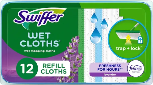 Miniatura 9 de Swiffer Sweeper Repuestos de Paños Húmedos para Trapear Aroma Ventana Abierta Fresca 32 Unidades Paquete de 2