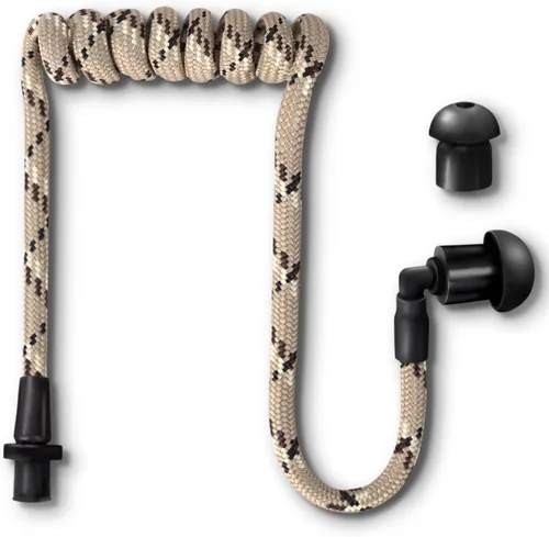 Miniatura 26 de Tubeez Walkie Talkie Auricular con tapones negros para los oídos – Tubo roscado de bloqueo de humedad que se adapta a cualquier auricular de radio