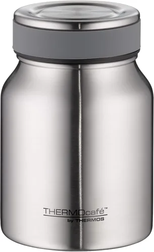 Miniatura 8 de THERMOcafé by THERMOS Recipiente de alimentos aislado, polipropileno de acero inoxidable, azul zafiro, 0,5 litros