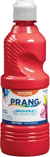 Prang Pintura de témpera lavable, rojo, 16 onzas, 1 unidad