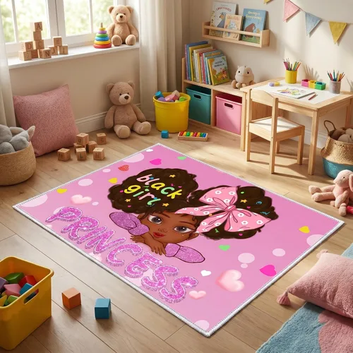Miniatura 38 de Alfombra de gato para habitación de niñas, diseño de dibujos animados, decoración para dormitorio, bonita alfombra de área de gatos, alfombras