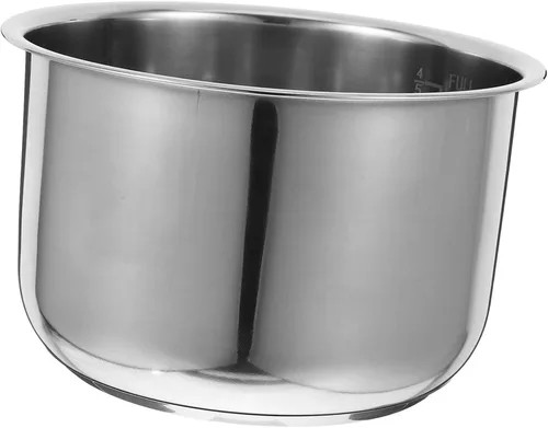 Miniatura 8 de Hemoton Recambio de olla de arroz de acero inoxidable para olla interior de 7.79 pulgadas, revestimiento universal de cocina con escala de medición